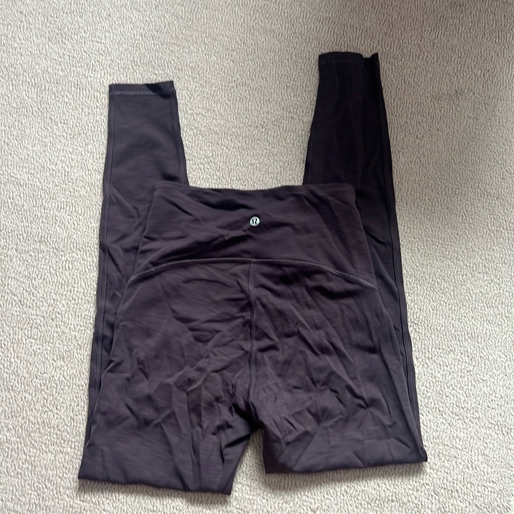 lululemon purple leggings size 6